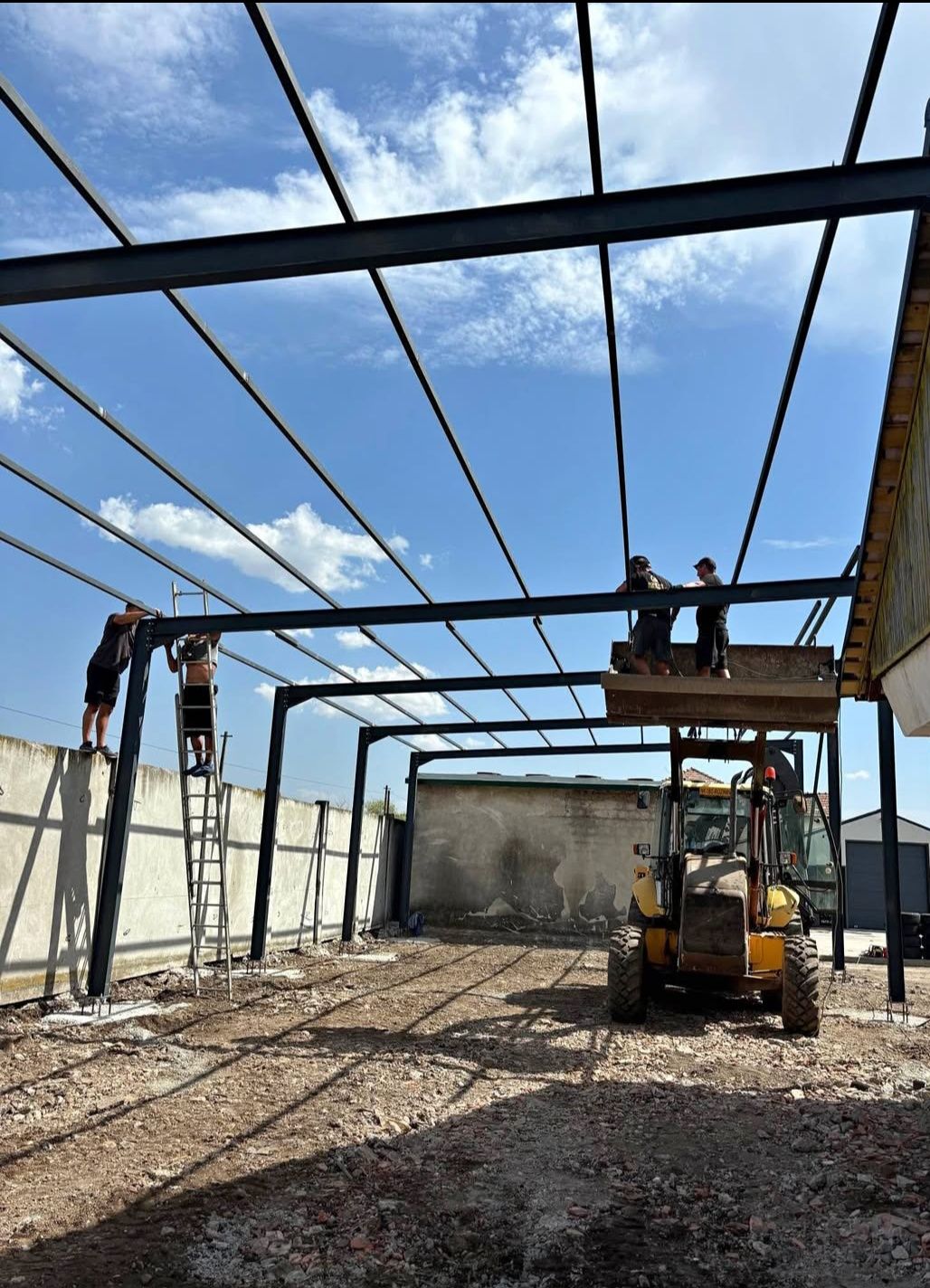 confecționăm structuri metalice la comanda
