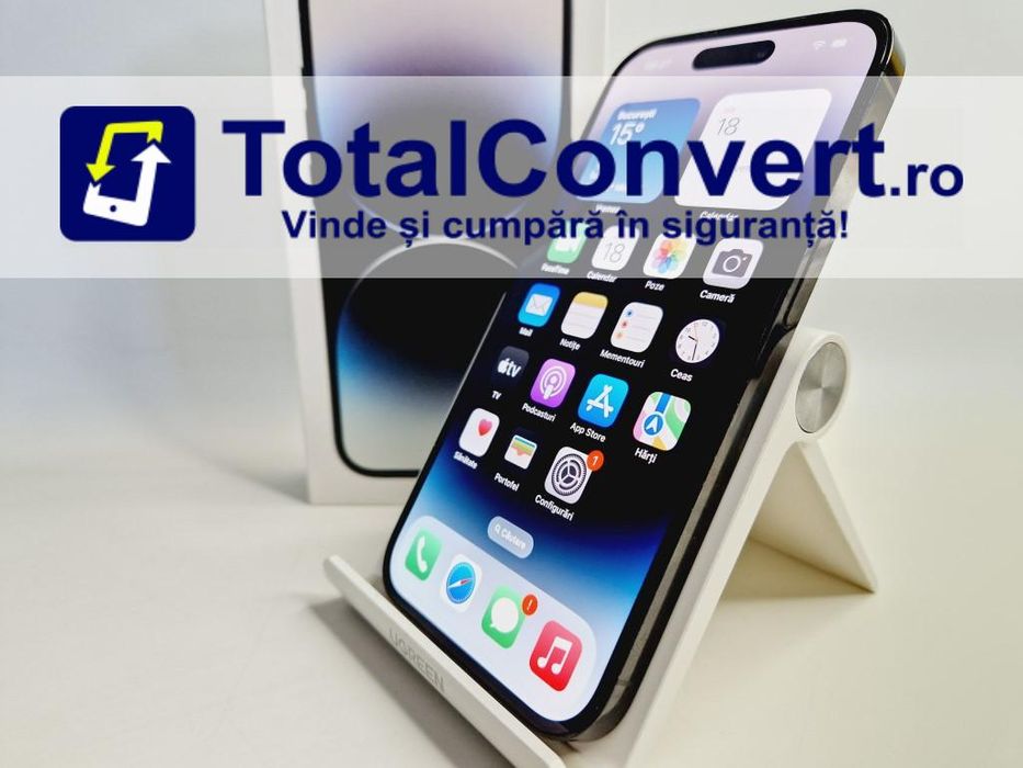 Apple iPhone 14 Pro 1TB Space Black 6GB, Garantie 24 luni | #R86734