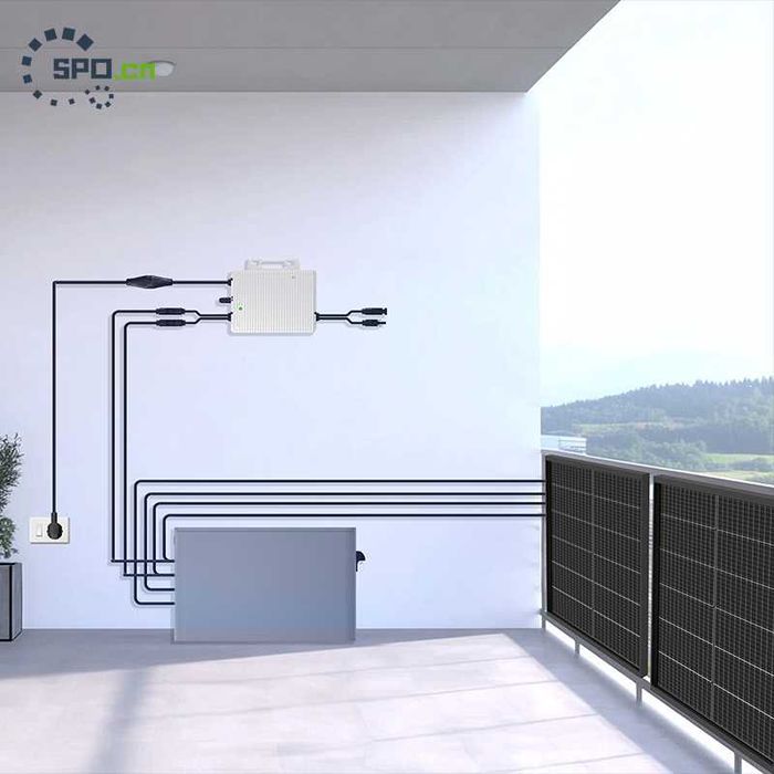 Умен микро инвертор с WiFi MPPT IP67 700W 220V