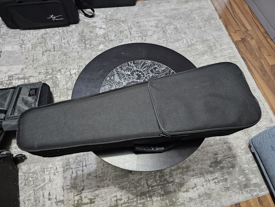 Vioară electrică roșie