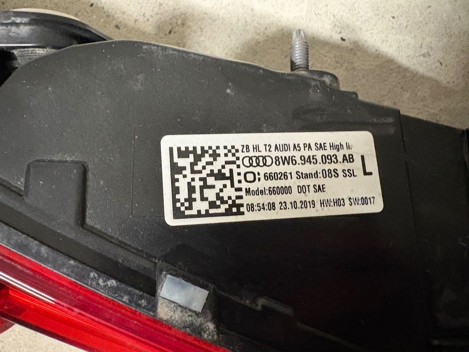 Мигачи и стопове facelift за Ауди А5/S5 2019/2021