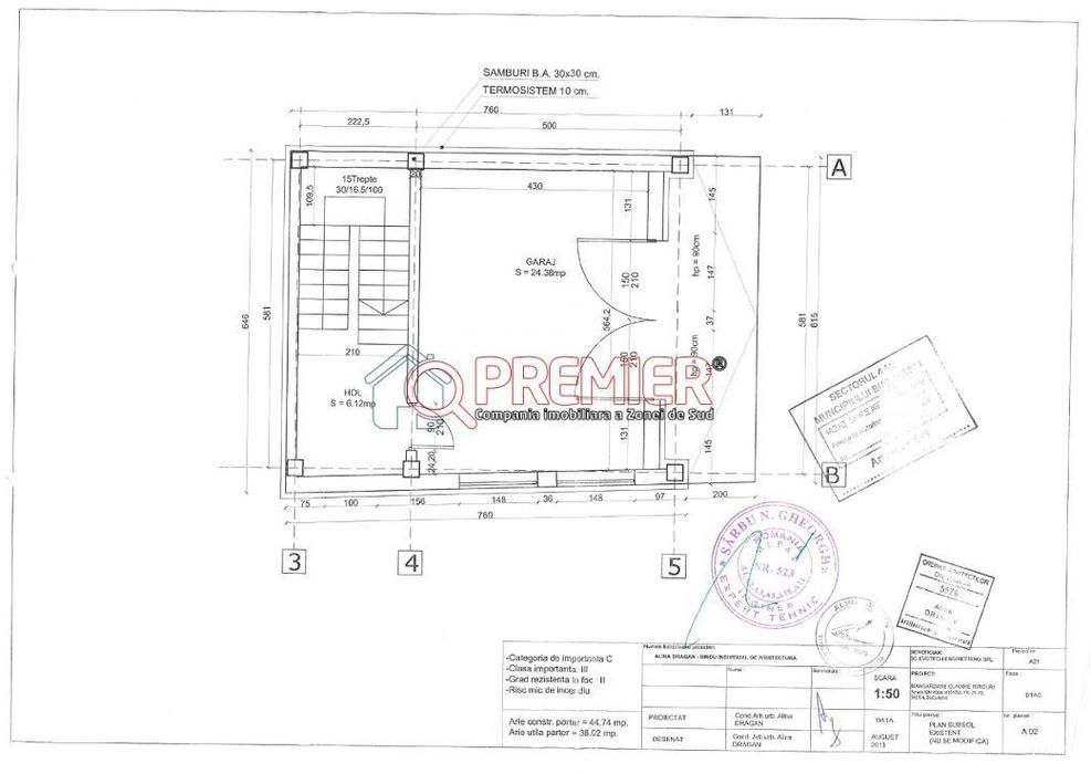 BRANCOVEANU - Budimex - 2 Cladiri 1000 mp