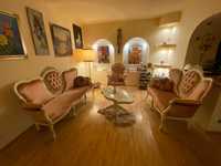 Salon Sufragerie Baroc stil Venetian Vintage din Lemn Masiv Canapele