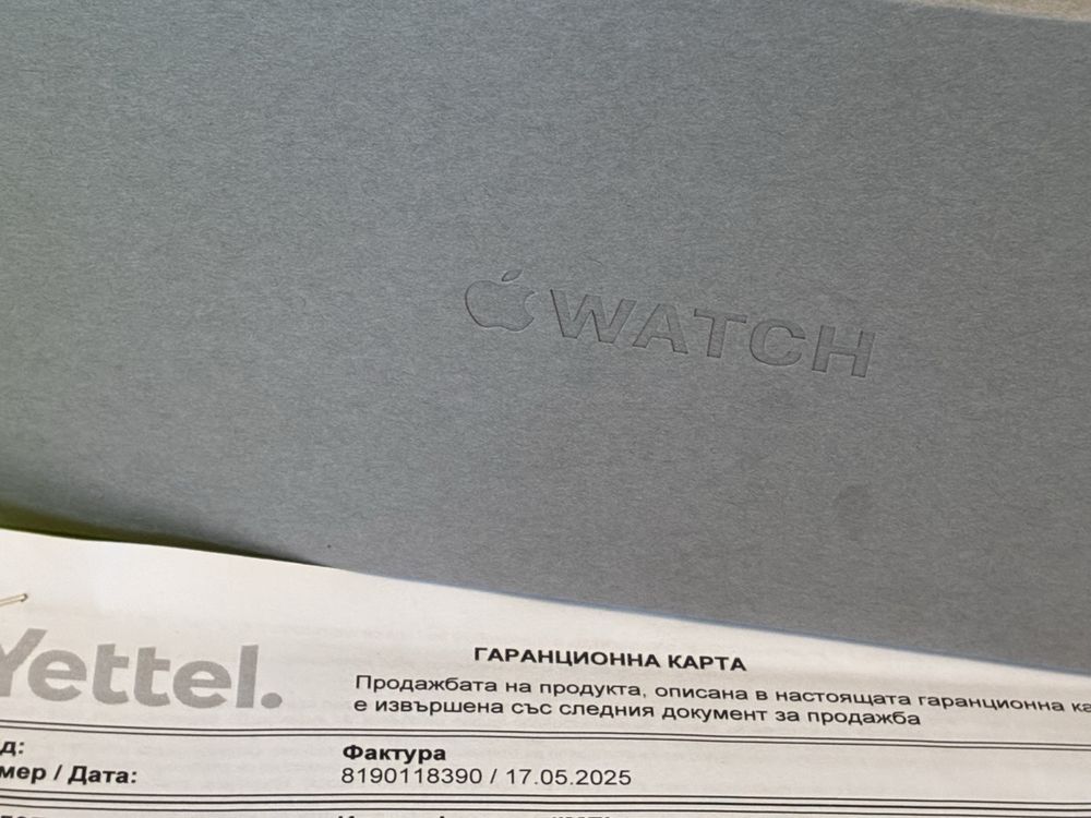 ЗАПЕЧАТАН 49mm Apple watch Ultra 2 CEL Гаранция Yettel 2027г. Black