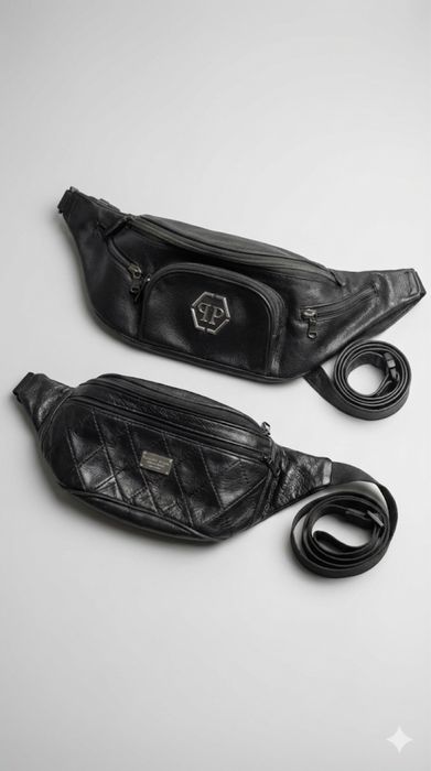 Plein чанти естествена кожа