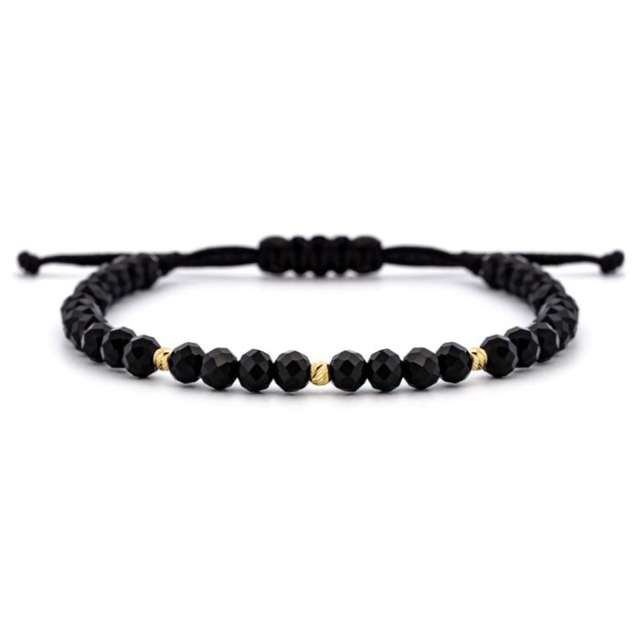 Brățară de aur cu 3 biluțe de Aur de 14k