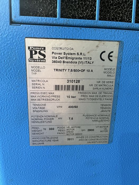 Compresor cu surub Power System 7,5 kw