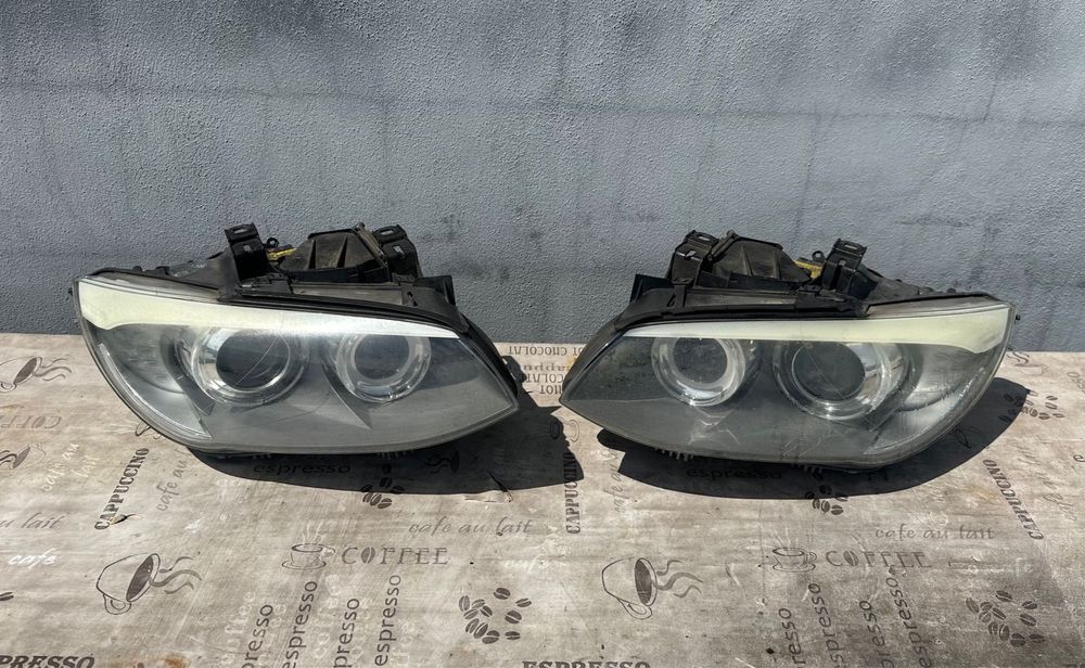 Faruri bmw e93 e92 bi xenon led facelift far stanga dreapta