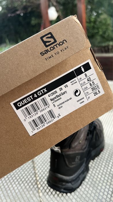 Ghete Salomon Quest 4 gtx goretex 42 EU