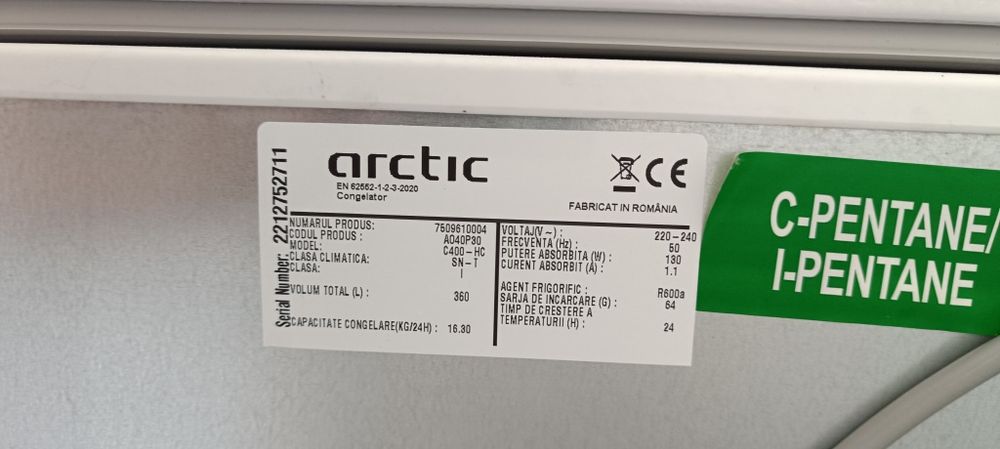 Lada frigorifica Arctic