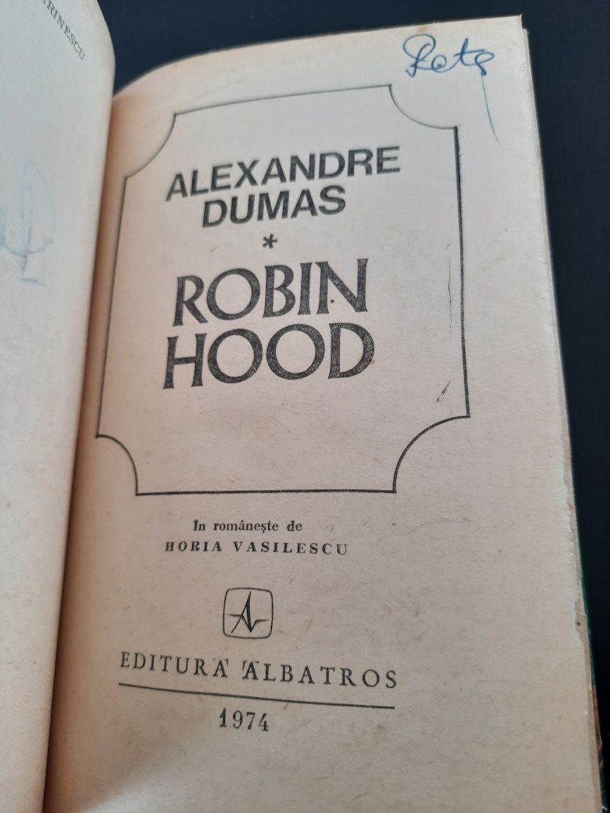 Robin Hood de Alexandre Dumas din anul 1974