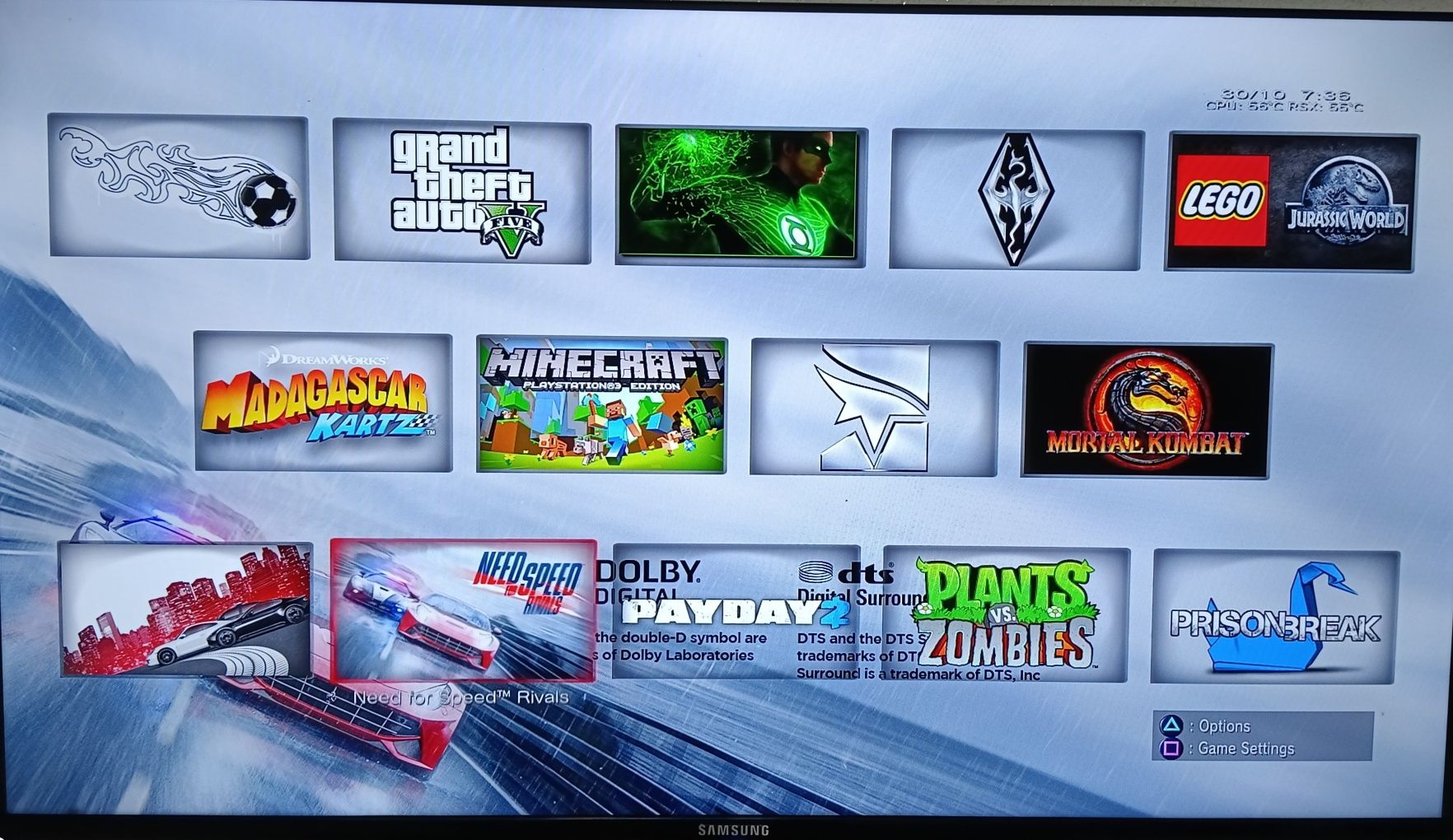 Ps3 playstation3. 50 ta óyin 2 ta pult