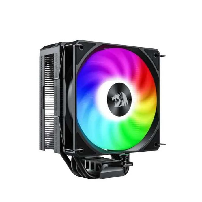 Cooler CPU Redragon CC-1013, iluminare aRGB, LCD, 120mm (Negru)