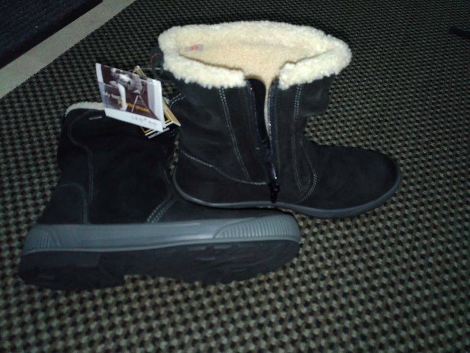 Оригинални Legero Ankle боти, топли, красиви, набук 37 н