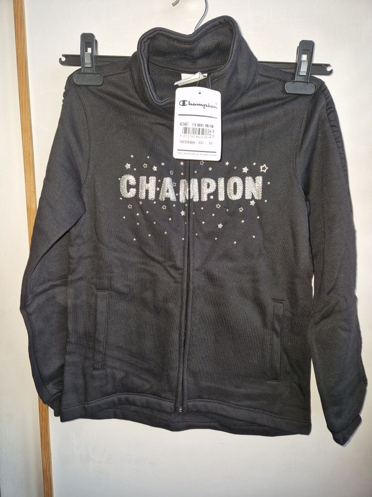 Champion 9-10г 140см Спортен комплект горница и долница черни памук