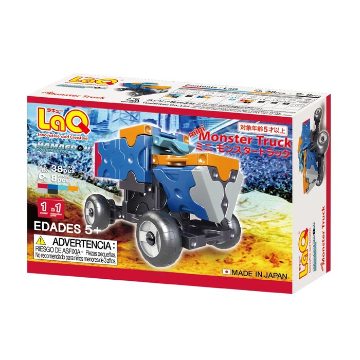 Японски Детски конструктор LaQ Hamacron Constructor MINI MONSTER TRUCK