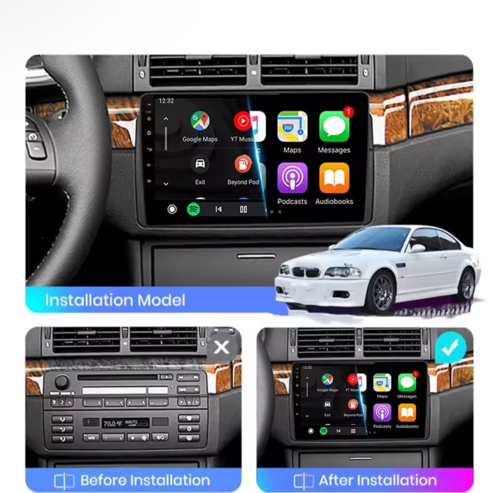 Мултимедия 4+64 за BMW (1999 - 2005) андроид навигация