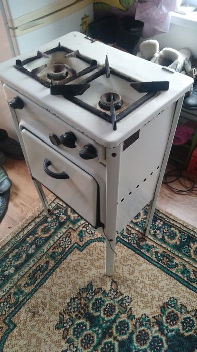 Газплита в рабочем состоянии