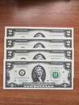 25 lei bancnota necirculata de 2 dolari