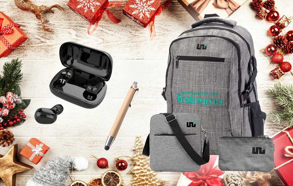 Раница с USB, слушалки L21 + Коледни лакомства - КОЛЕДНА ПРОМОЦИЯ