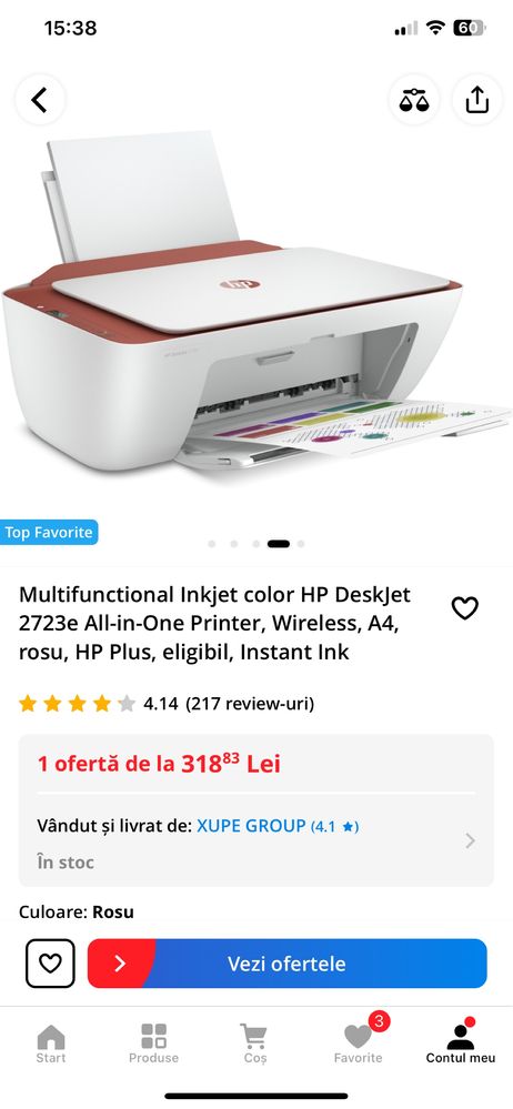 Imprimanta HP 2723e