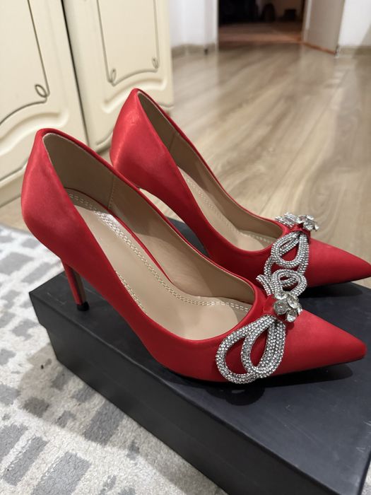 Туфли женская, красная 37 размер, новая