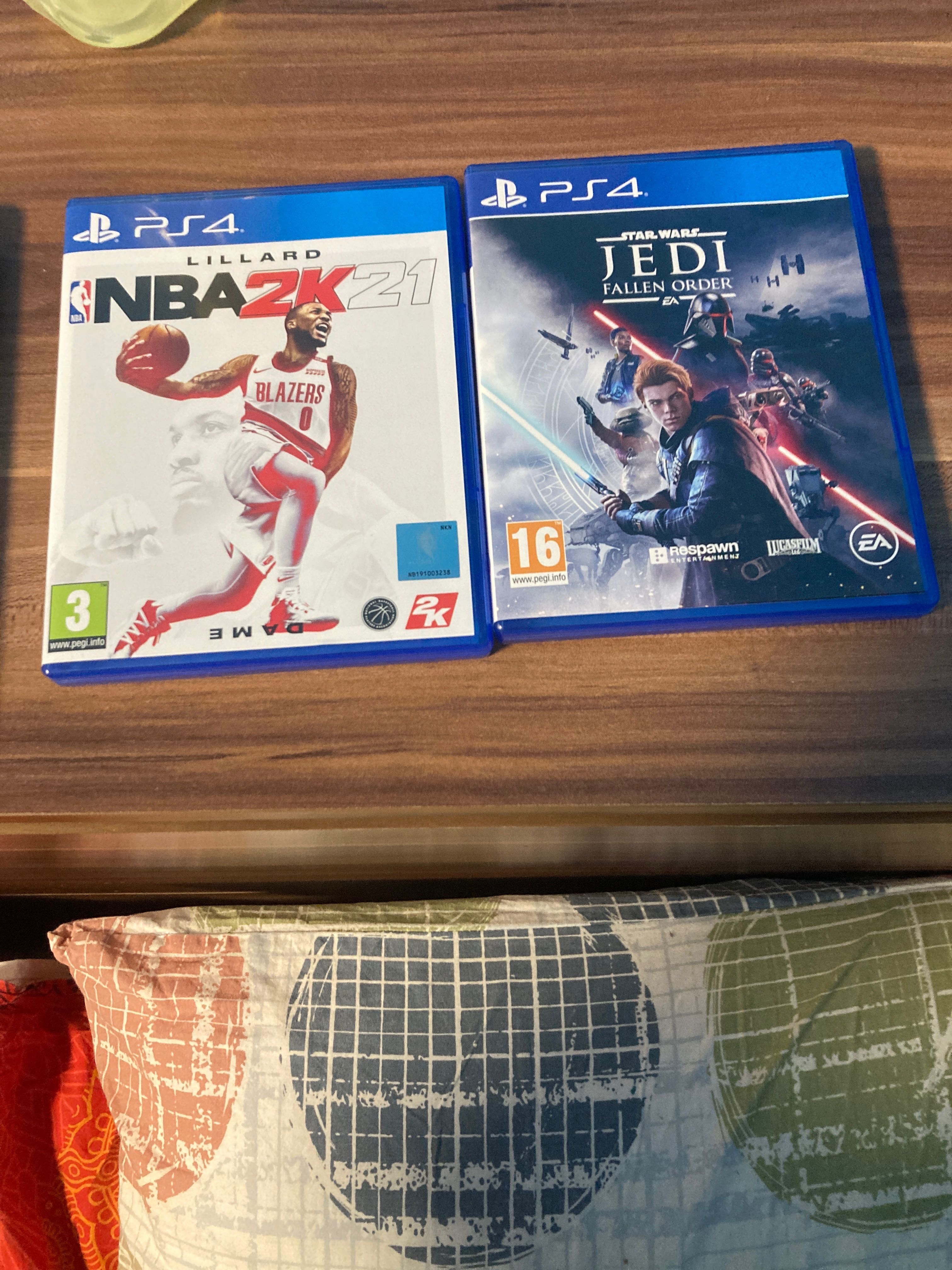 NBA2K21, Jedi fallen order. Ps4