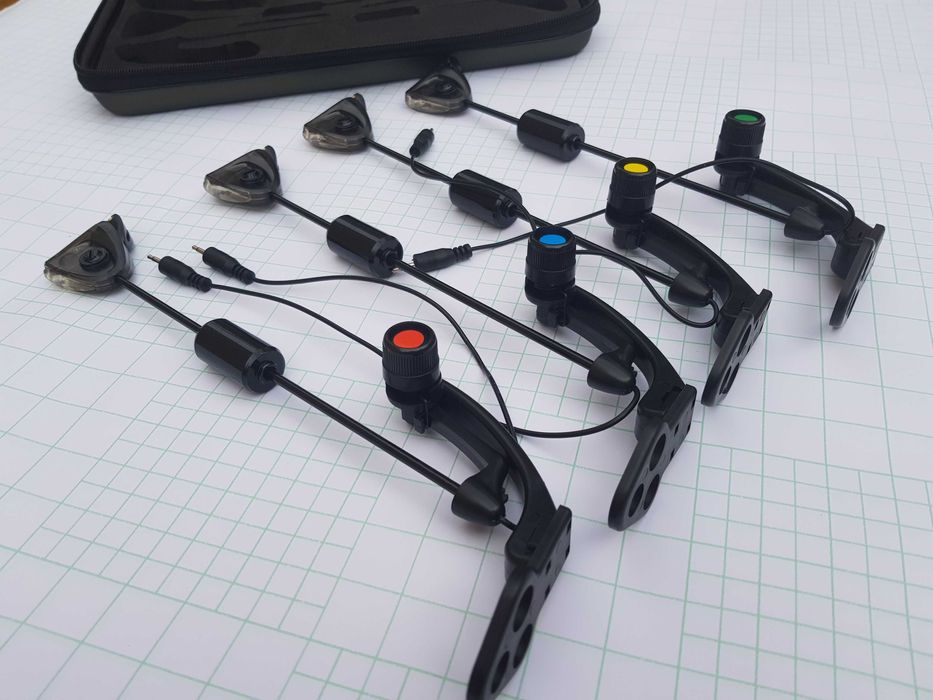 Set 4 Swingeri MKM3 cu Iluminare si Penar Transport FL BLACK EDITION