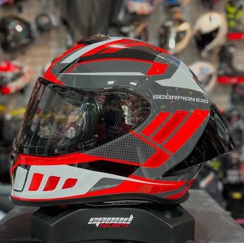 Мото каска  SCORPION EXO-R1 EVO II Air VITAL Gray-Red-White L 59-60см.