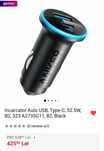 incarcator auto 52 W ANKER