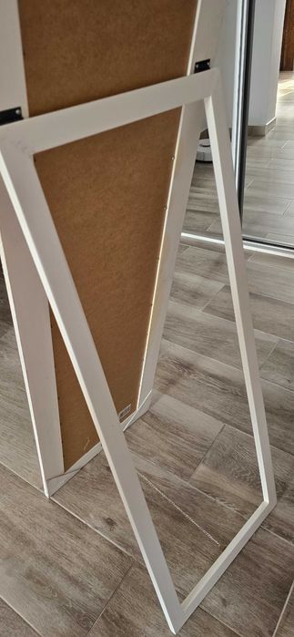 Oglindă albă 40×150