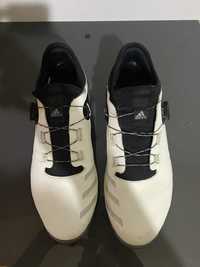 Adidas Alphaflex 21 BOA Men's Spiked Shoes (White/Black)