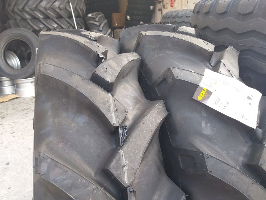 Cauciucuri noi 9.5-20 OZKA tractor fata tractiune 8PR garantie 2 ani