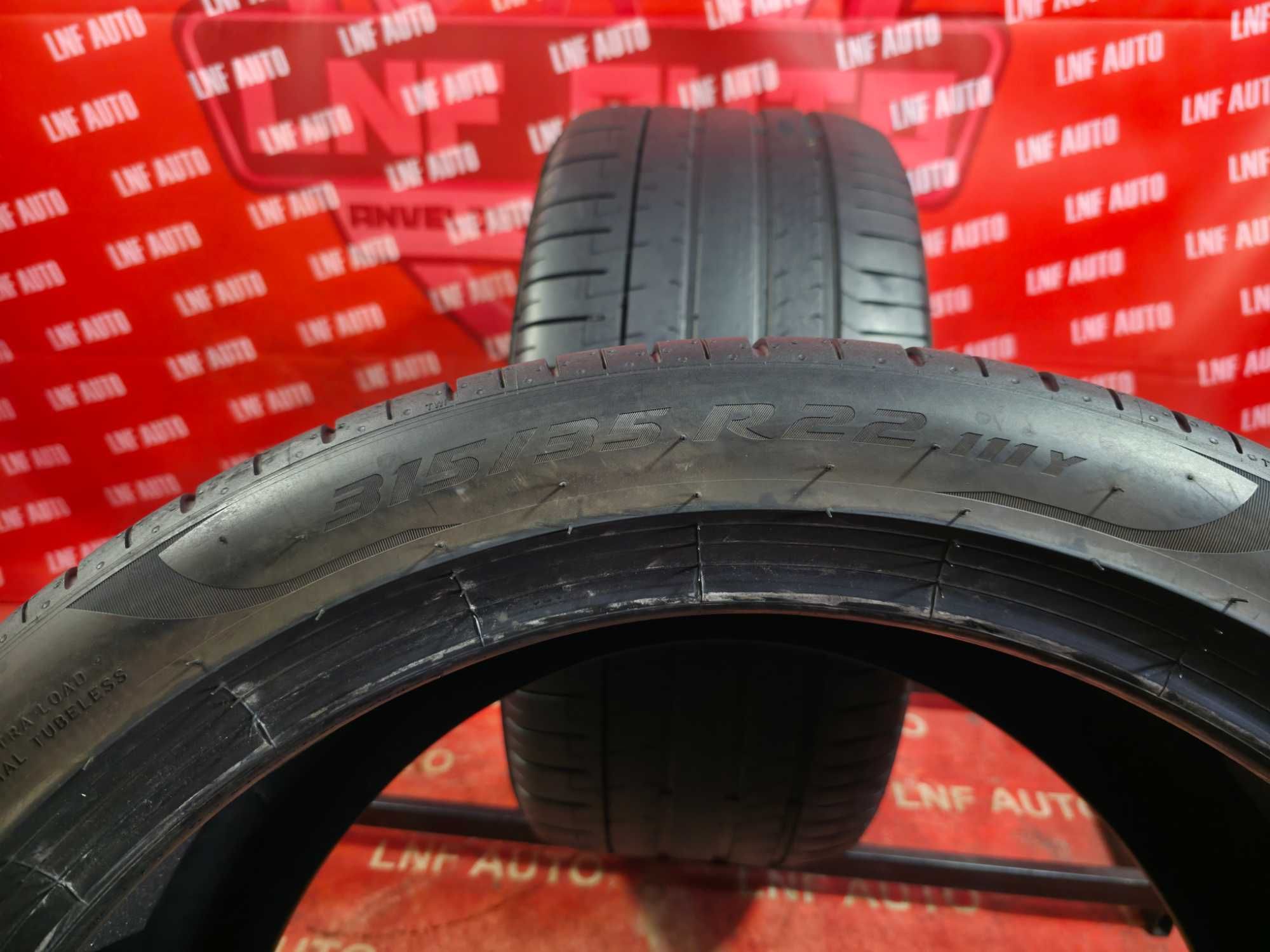 Anvelope de VARA - 315/35/22 - PIRELLI - 5.72 MM - DOT 2023 !