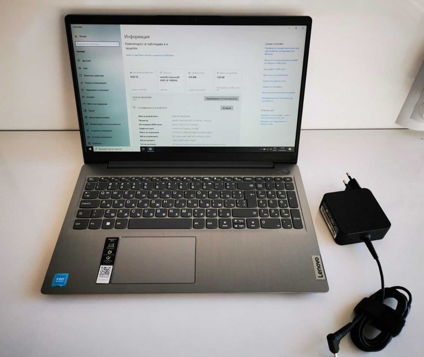 Лаптоп Lenovo IdeaPad 3 15ITL6, Full HD