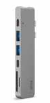 Adaptor iSTYLE USB Type-C PRO Hub Multi-Port, Silver