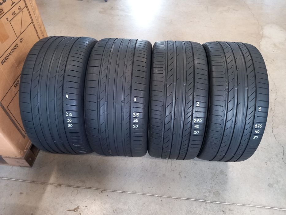 2бр.275/40R20 и 2бр.315/35R20 CONTINENTAL RUN FLAT Спорт пакет