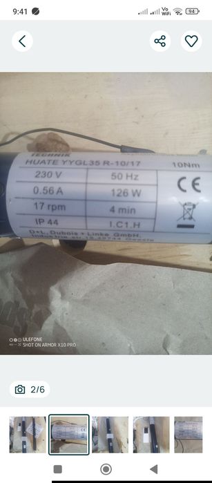 Motor tubular pentru jaluzele cu telecomanda