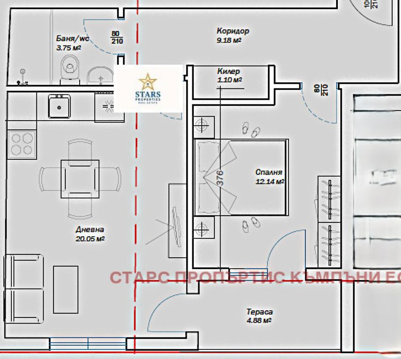 Продажба 2-стаен гр. Варна - Погреби 67m²