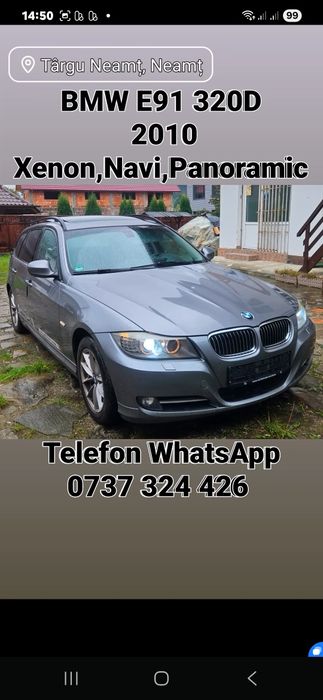 Bmw e91 320d 177cp Navi, Panoramic, xenon Import Germania