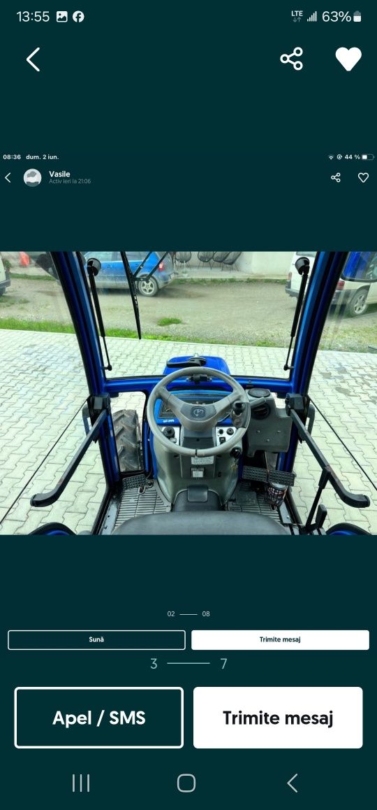 Vând tractor japonez