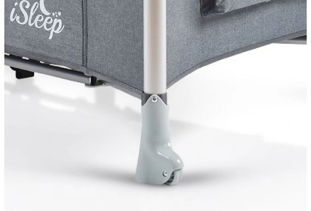 Бебешка кошара CANGAROO Isleep сива