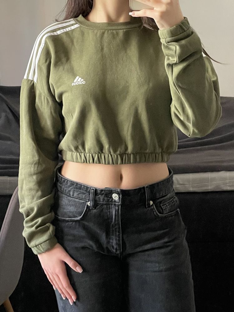 Adidas khaki hoodie