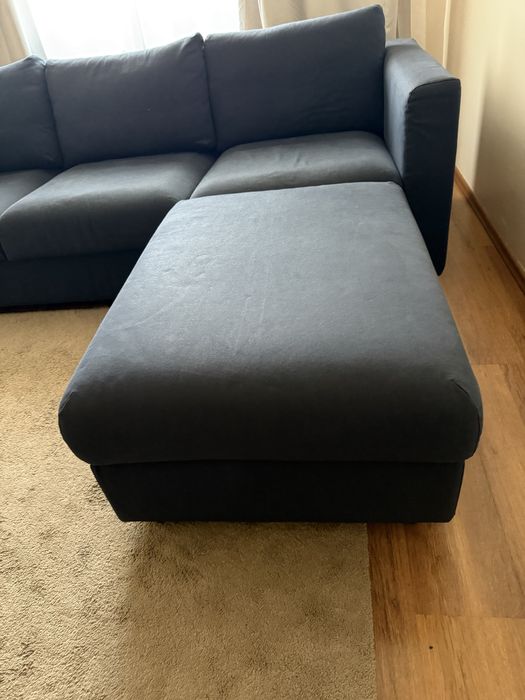 Canapea ikea vimle + sezlong cu depozitare
