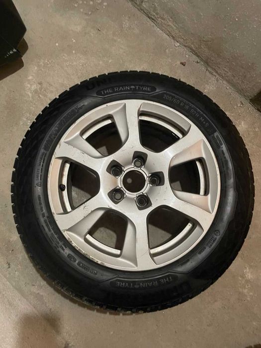 Джанти със зимни гуми 7.5J ET45 16" 205/60 66.6мм 5x112