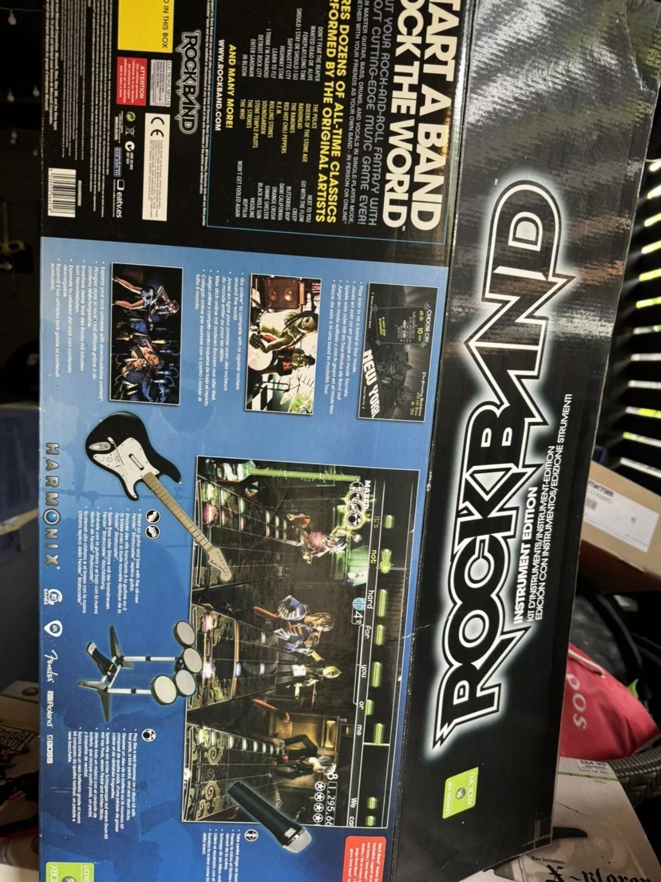 Барабани, китари, чинели, педали, палки Guitar hero rock band Drum kit