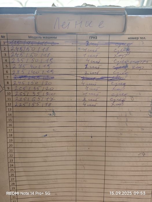 Продам летние шины