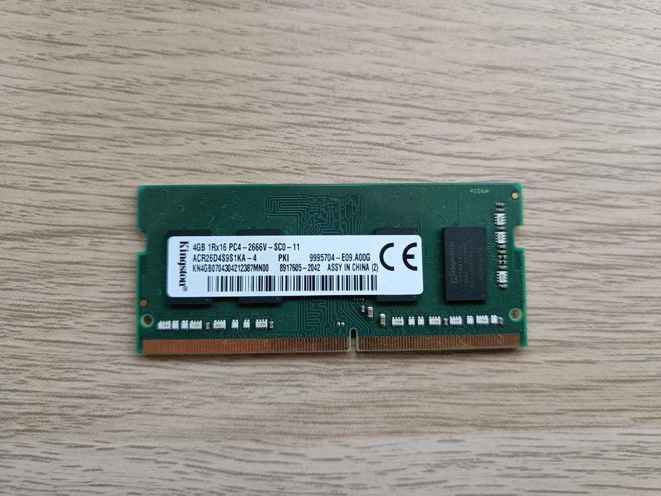 Памет за лаптоп Kingston 4GB 2666MHz DDR4 SODIMM ACR26D4S9S1KA-4