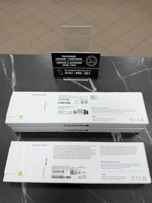 Apple Pencil Pro - NOI - Sigilate - 2 Ani Garantie!