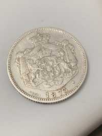 Moneda 1 LEU 1873 argint, stare buna